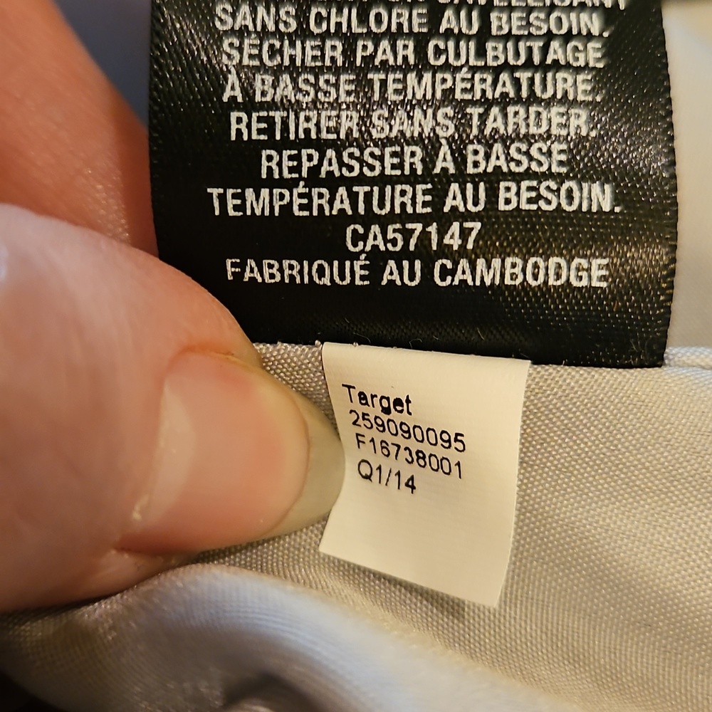 Mossimo Black & White Sleeveless Printed Fit-and-Flare Dress Medium - Picture 8 of 9